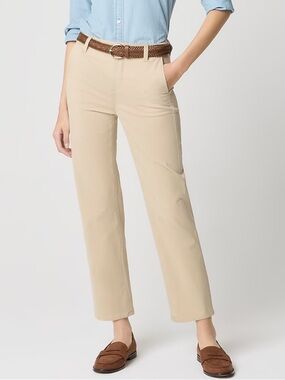 J. Crew Factory Everyday Chino Pant Khaki Size 6 NWT!